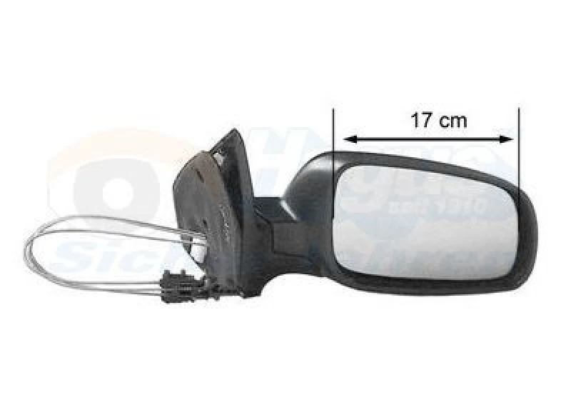 Image of VAN WEZEL Wing mirror VAN WEZEL 5888812