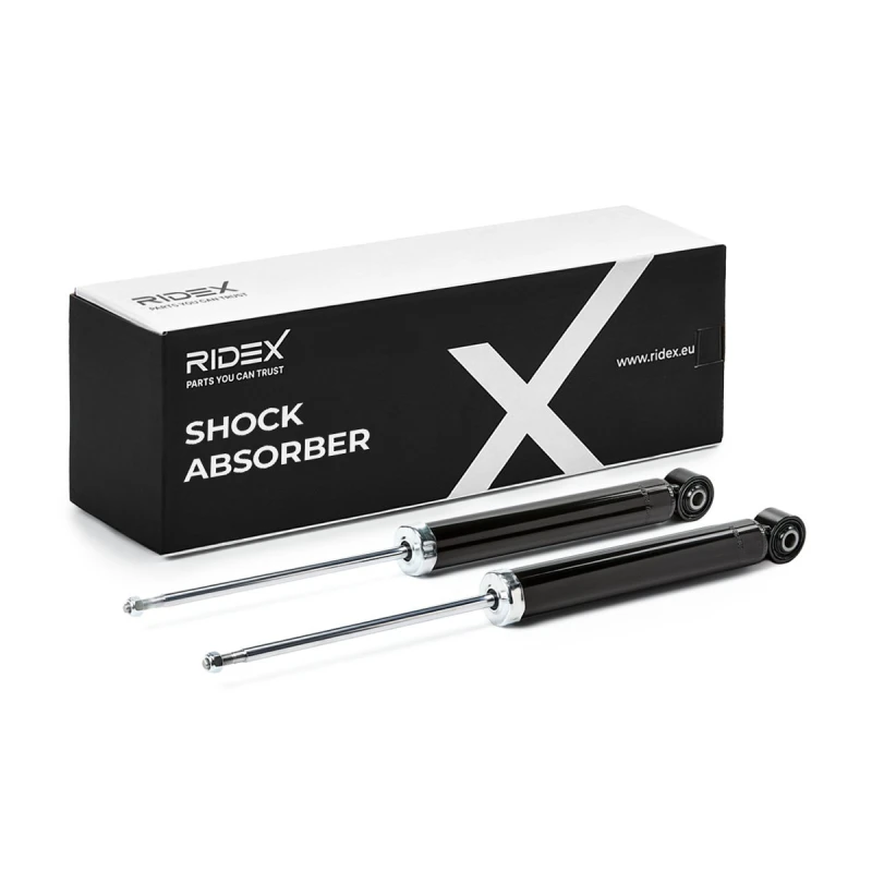 Image of RIDEX 854S20500 Shock absorber Rear Axle both sides, Gas Pressure, Twin-Tube Shock Absorber (854)
