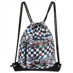 Image of No Fear Graffiti Gym Sack - Checker Flag