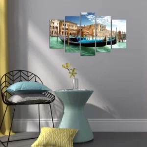 Image of 5PMX-091 Multicolor Decorative MDF Painting (5 Pieces)