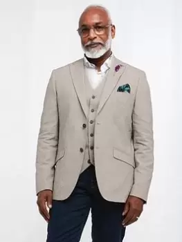 Image of Joe Browns Stand Out Summer Blazer - Natural, Size 40, Men