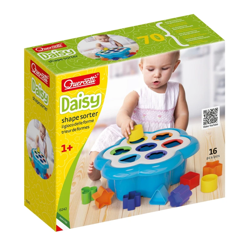 Image of Quercetti Daisy Shape Sorter, Multi 242