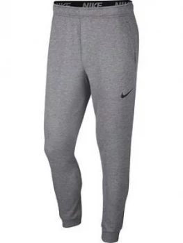 Image of Nike Dry Taper Fleece Pants - Dark Grey Heather