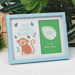 Image of 4" x 6" - Jungle Baby Paperwrap Frame - Our Cheeky Monkey