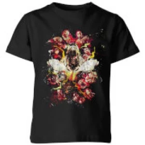 Image of Avengers Endgame Distressed Thanos Kids T-Shirt - Black - 11-12 Years