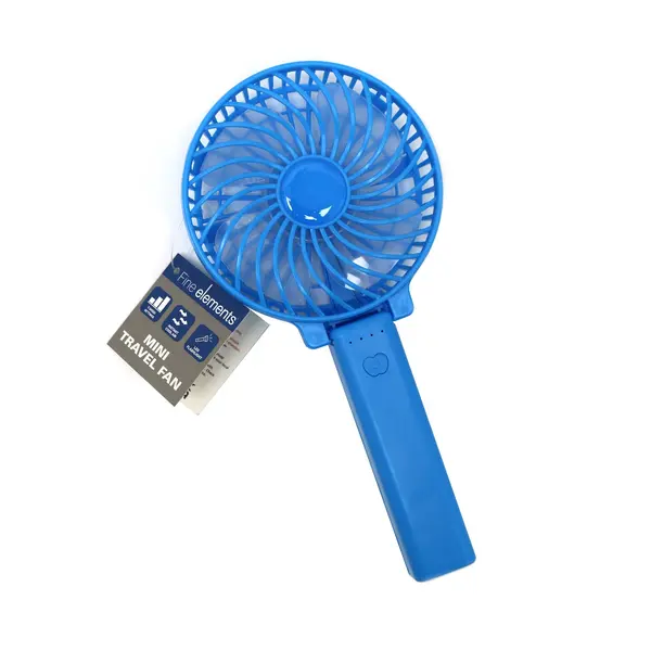 Image of Blue Mini Travel Fan Blue