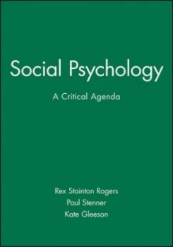 Image of Social Psychology by Rex Stainton Rogers Book