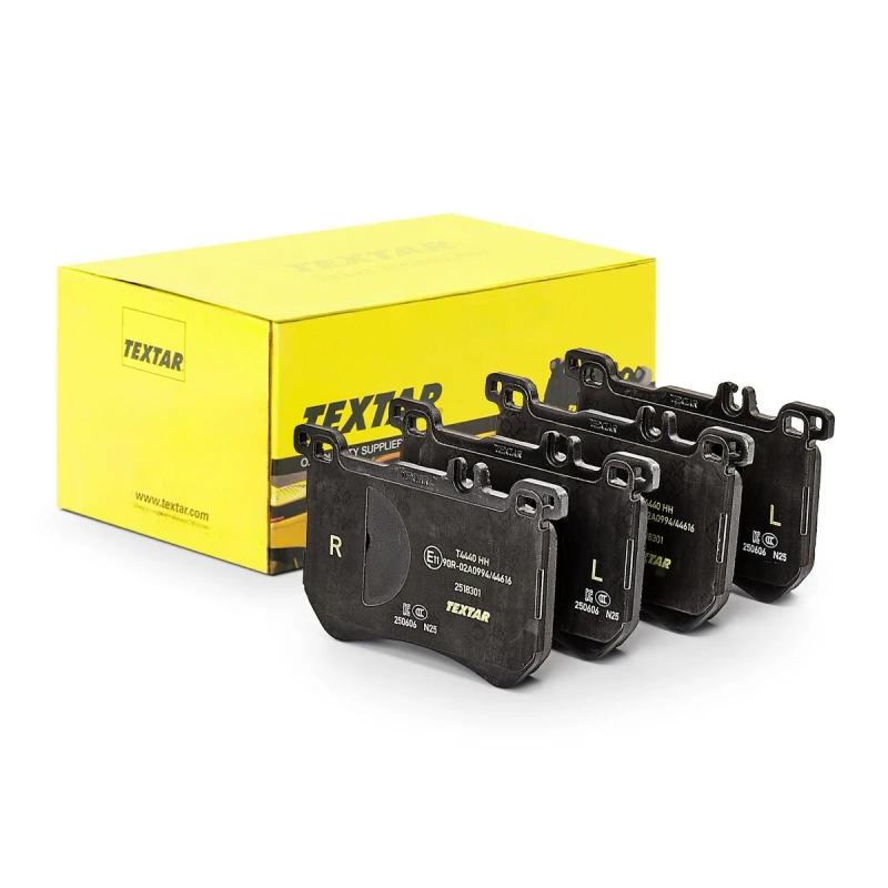 Image of TEXTAR 2518301 Brake pad set Q+ prepared for wear warning indicator Brake Pad Set,disc brake (402)