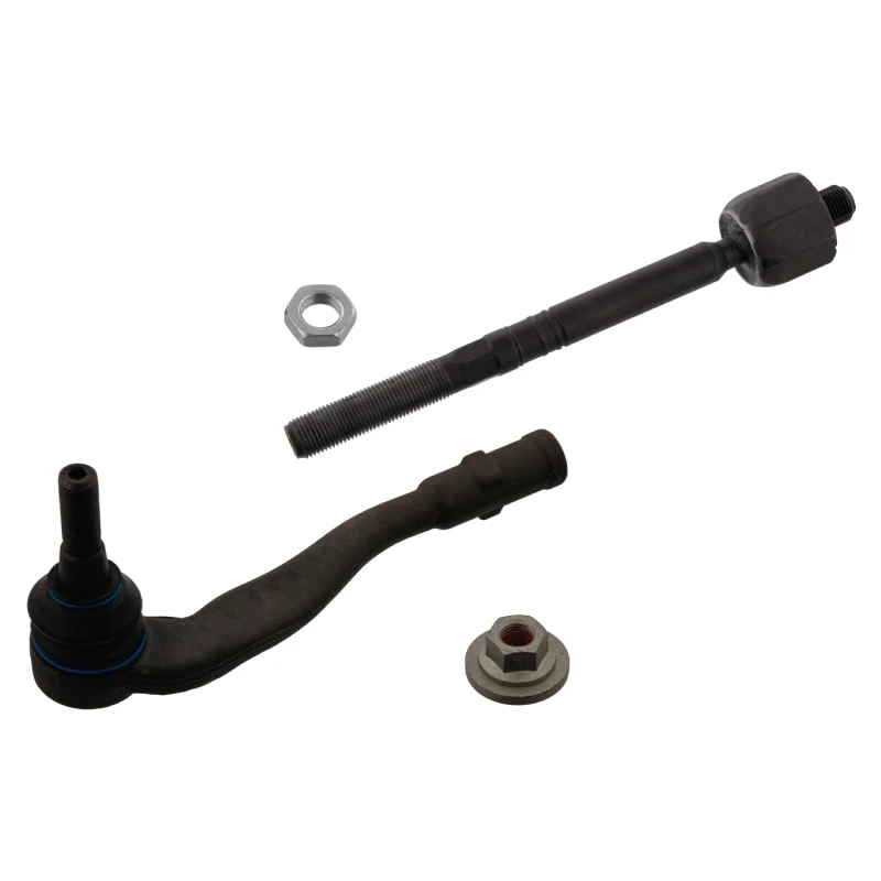 Image of FEBI BILSTEIN 40995 Tie Rod Front Axle Left, with counter nut Rod Assembly (284)