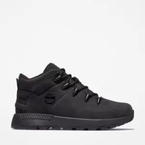 Image of Timberland Sprint Trekker Hiking Boot For Youth In Black Kids, Size 1