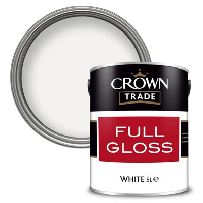 Image of Crown Trade Full Gloss White 5L