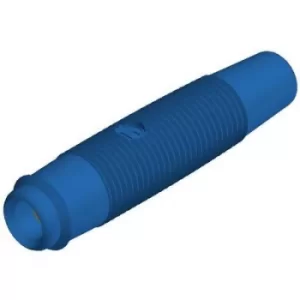 Image of SKS Hirschmann KUN 30 Au Jack socket Socket, straight Pin diameter: 4mm Blue