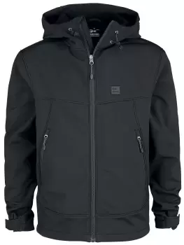 Image of Vintage Industries Alford Softshell Between-seasons Jacket black