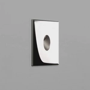 Image of LED 1 Light Recessed Marker Wall Light Polished Stainless Steel IP65