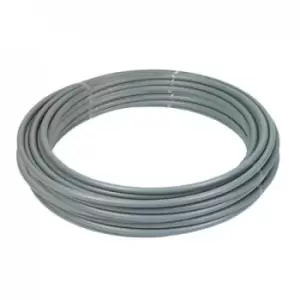 image of PolyPlumb PB5015B 15mm X 50m Coil Barrier Pipe - Grey - Polypipe