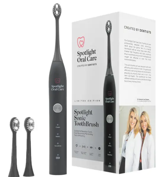 image of Spotlight Oral Care Sonic Graphite Grey Electric Toothbrush