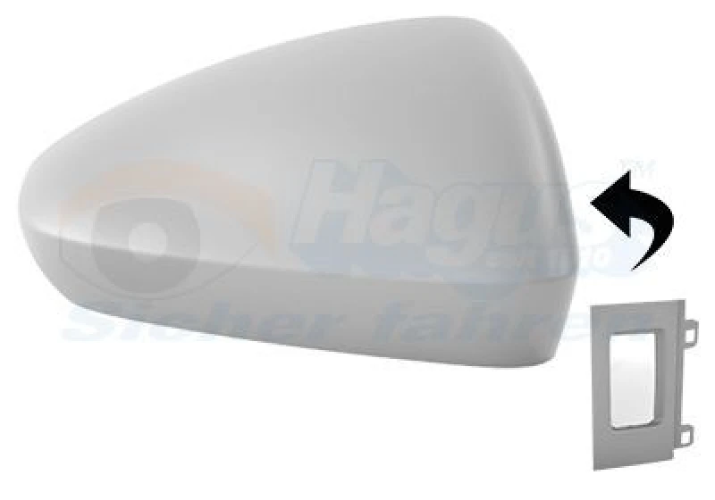Image of VAN WEZEL Wing mirror cover VAN WEZEL 0367846