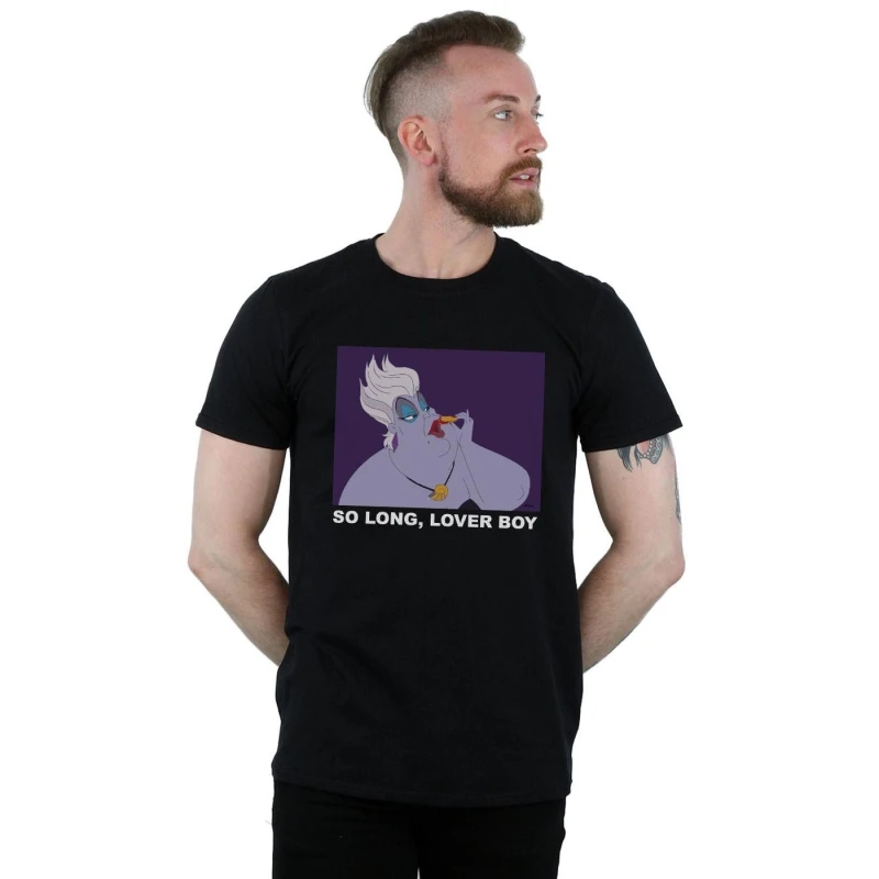 Image of Disney Men The Little Mermaid Ursula Lover Boy T-Shirt in Black Size: Small Black S Male 5059114041138
