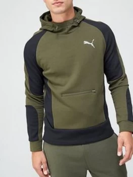 image of Puma Evostripe Hoodie - Khaki