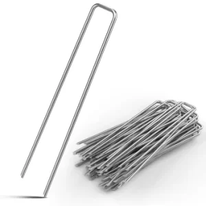 Image of Tent Pegs 50Pcs Set Galvanised Steel 3mm