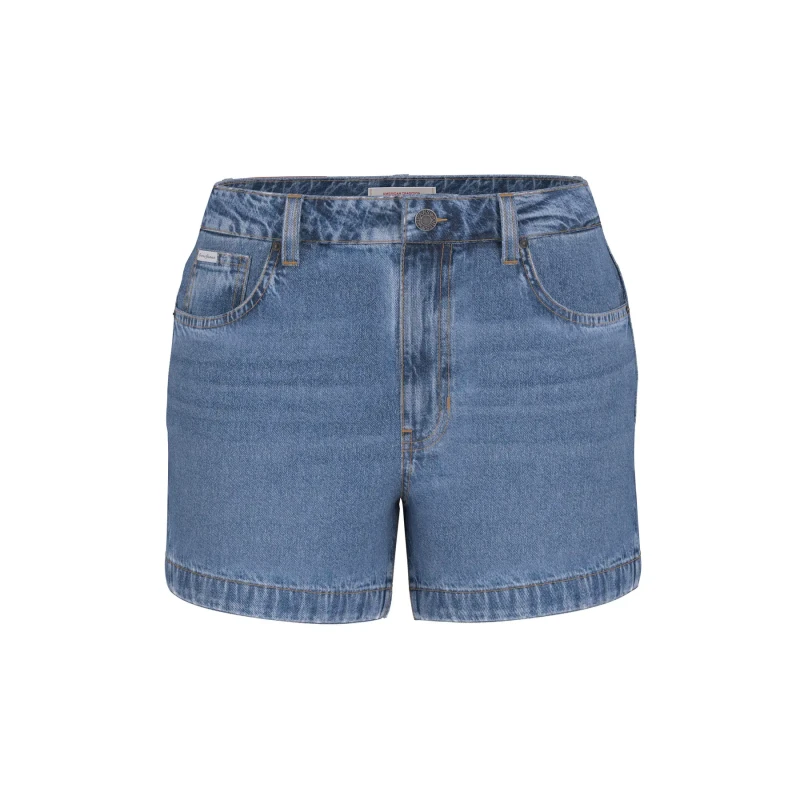 Image of Guess Womens high waist shorts Guess GJ Mom Bleu Female 29