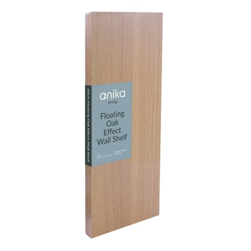Image of Anika 60cm Oak Effect Floating Shelf