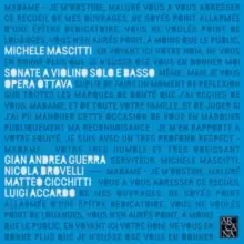 Image of Michele Mascitti: Sonate a Violino Solo E Basso Opera Ottava