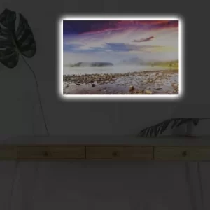 Image of 4570DHDACT-112 Multicolor Decorative LED Lighted Canvas Painting