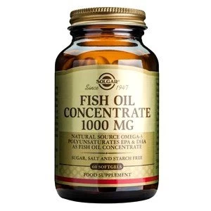 Image of Solgar Fish Oil Concentrate 1000 mg Softgels 120 softgels