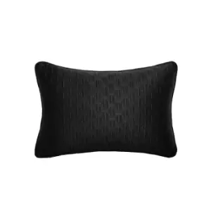 Image of Ted Baker T Quilted Cushion 60cm x 40cm, Black