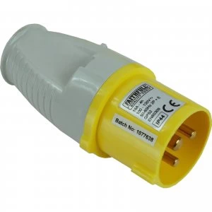 image of Faithfull Yellow Plug 16 amp 110v 110v