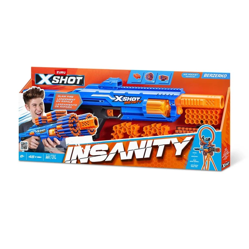 Image of X-Shot Zuru X-Shot Insanity S1 Bezerko 8 Shot Male BN20401