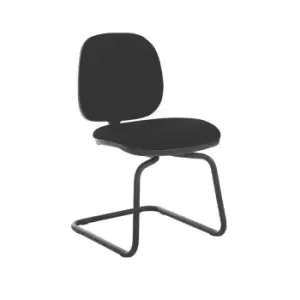 Image of Dams MTO Jota Fabric Visitors Chair with No Arms - Curacao Blue