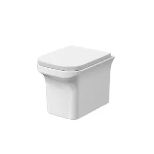 Image of Nuie Ava Wall Hung Rounded Pan & Soft Close Seat - White