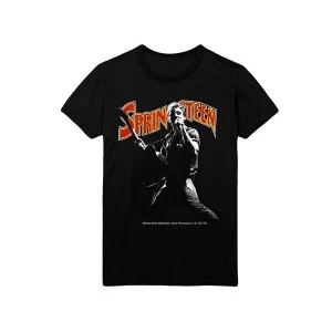 Image of Bruce Springsteen - Winterland Ballroom Singing Unisex Large T-Shirt - Black