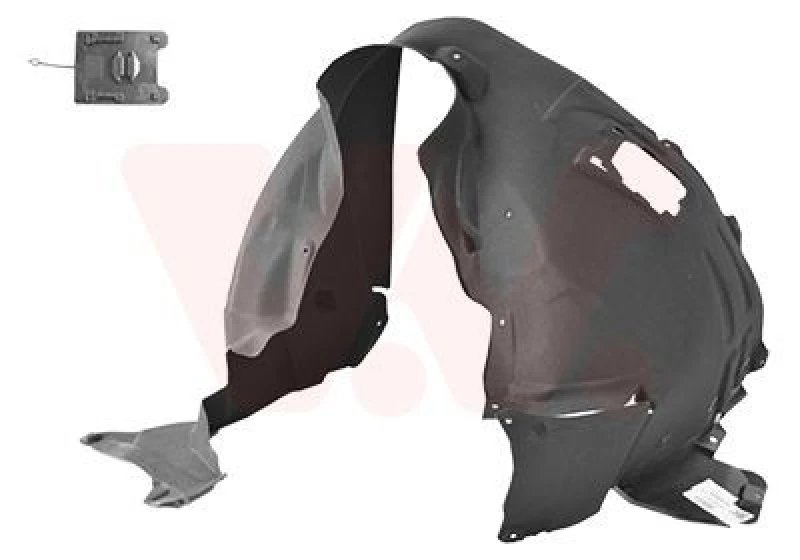 Image of VAN WEZEL Wheel arch liner VAN WEZEL 2930433