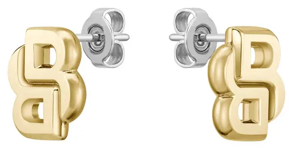 Image of BOSS 1580562 Womens Ycon Double B Gold-Tone Jewellery