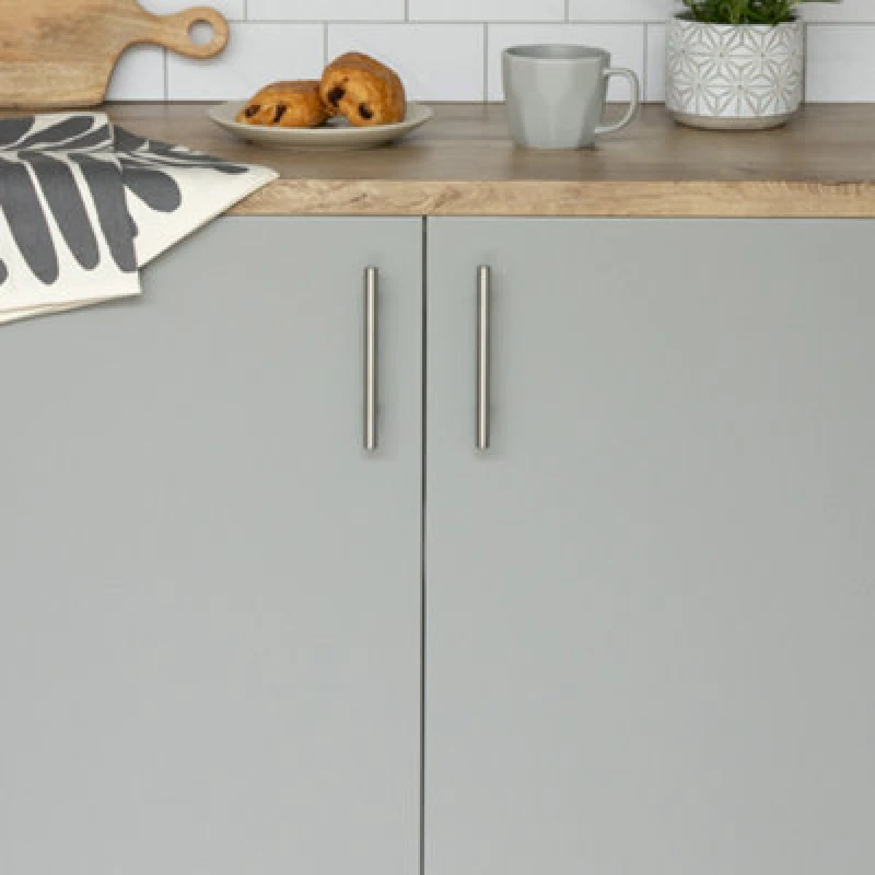 Image of D-C-Fix Plain Matt Grey Self Adhesive Vinyl Wrap Film For Kitchen Doors And Furniture 2M(L) 67.5Cm(W)