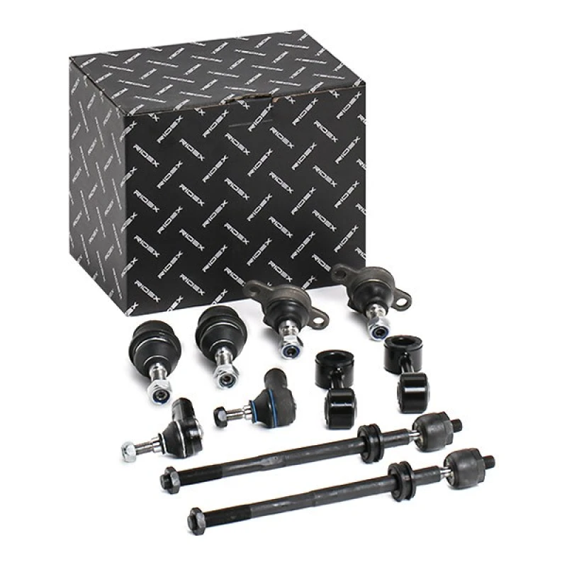 Image of RIDEX 771R0142 Repair Kit, wheel suspension Lower, with coupling rod Repair Kit,wheel suspension (771)