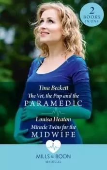 Image of The vet, the pup and the paramedic - Tina Beckett - Paperback - Used