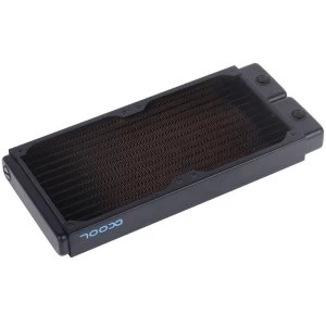 image of Alphacool NexXxoS ST30 Full Copper 240mm Dual Fan Water Cooling Radiator V2 - Black