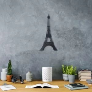 Image of Eiffel Black Decorative Metal Wall Accessory
