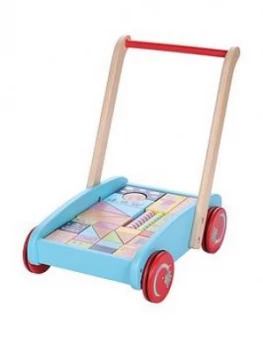 Image of In The Night Garden Wooden Baby Walker With Blocks