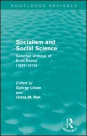 Image of Socialism and social science by Gyrgy Litvn