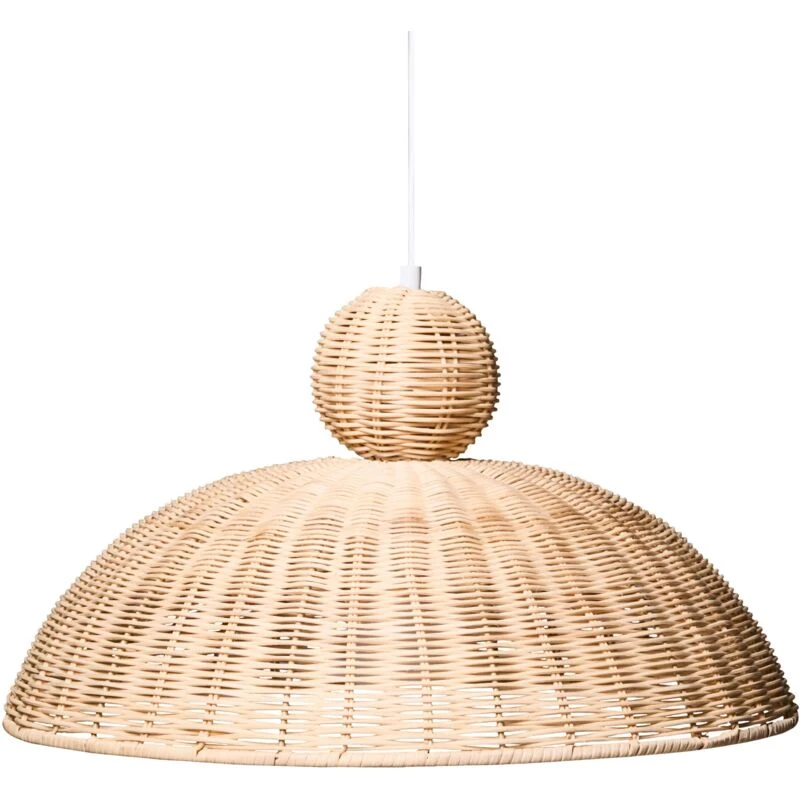 Image of Beliani Pendant Lamp Suerte Rattan Natural
