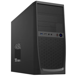 image of CiT Elite Micro Tower 1 x USB 3.0 / 1 x USB 2.0 Black Case with 500W PSU