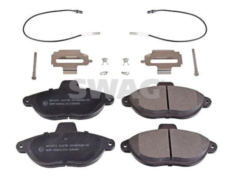 Image of Brake pad set SWAG 62 91 6225