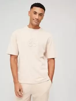 Image of Hugo Dleek Relaxed Fit T-Shirt - Beige