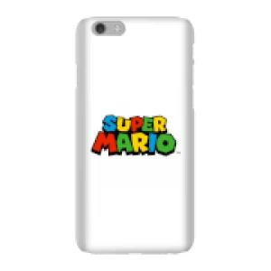 image of Nintendo Super Mario Colour Logo Phone Case - iPhone 6 - Snap Case - Gloss