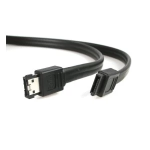 Image of 6 ft Shielded eSATA to SATA Cable
